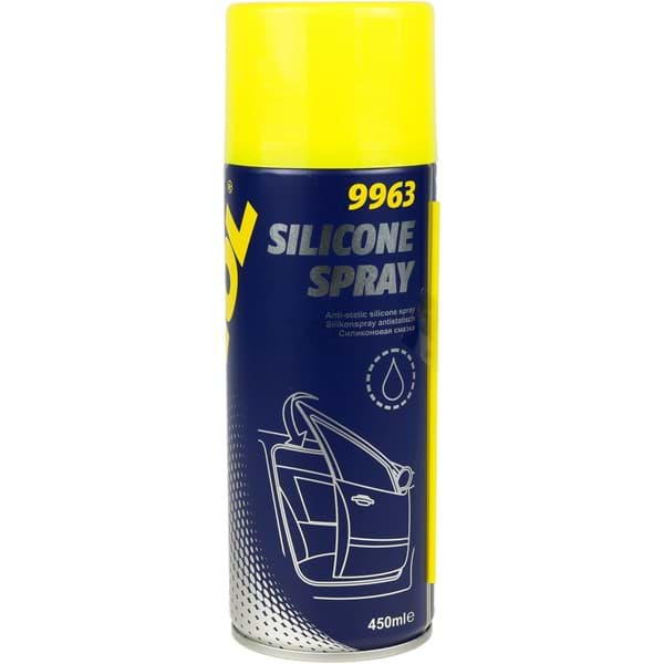 450ml MANNOL 9963 Silikon Spray Silicone Pflege Inennraumpflege Silikonöl