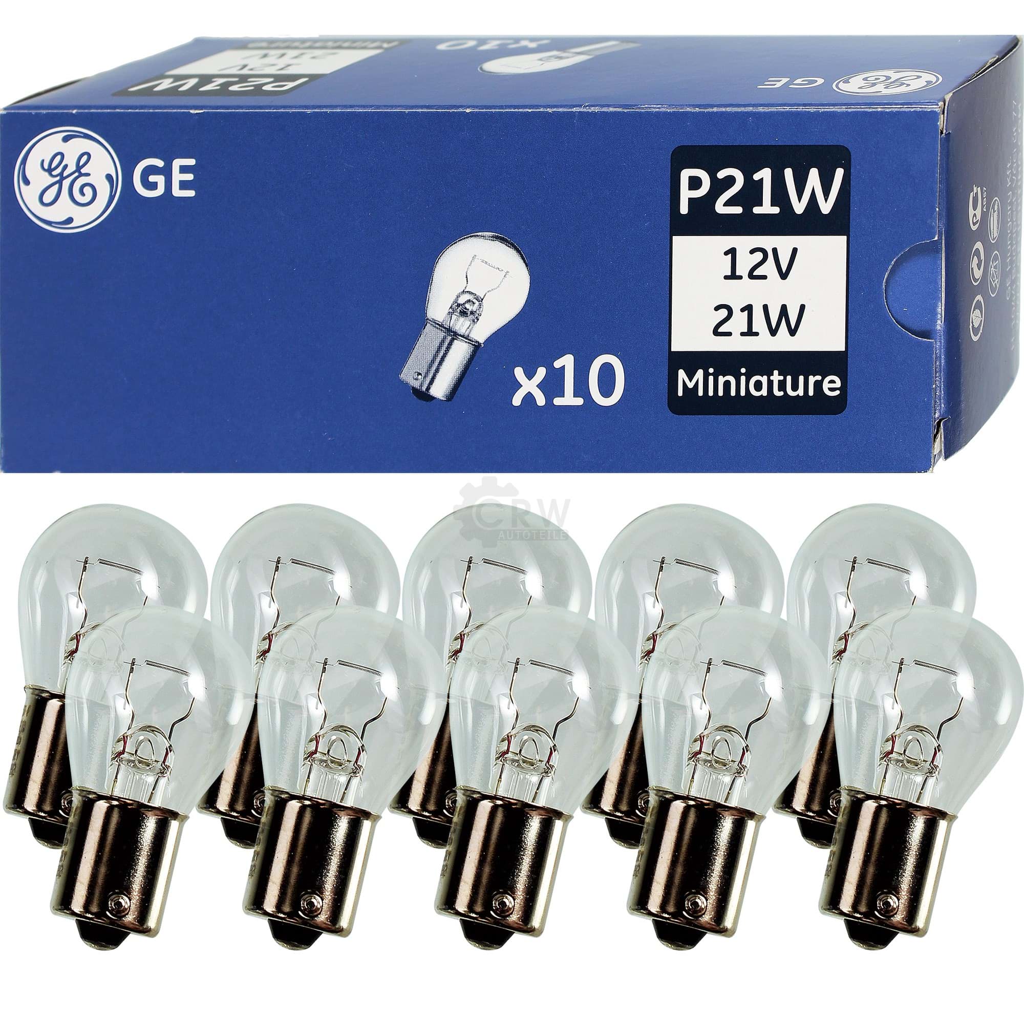 General Electric (GE) Miniature P21W 12V 21W BA15s 