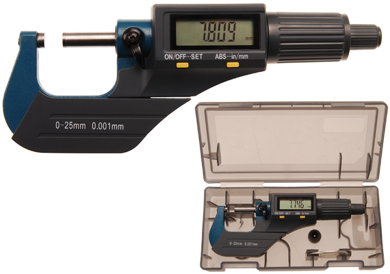 Digitale micrometer | 0 - 25 mm