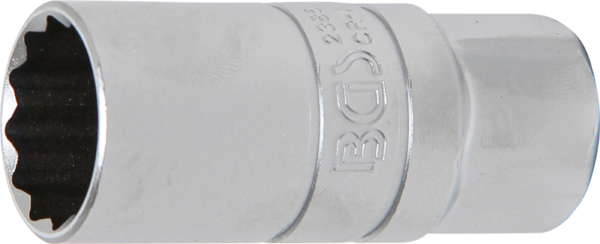 Bougiedopsleutel met rubberring, twaalfkant | 12,5 mm (1/2