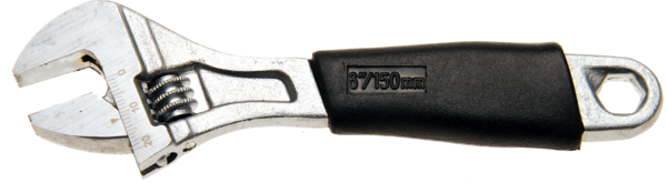 Verstelbare moersleutel met kunststof greep | max. 20 mm