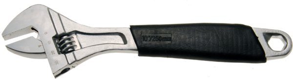 Verstelbare moersleutel met kunststof greep | max. 30 mm