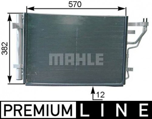 Condensor, airconditioning MAHLE