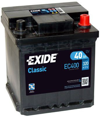 Exide 40AH Accu/ Batterij 12V 320A ( R+) 175x175x190  EXIDE