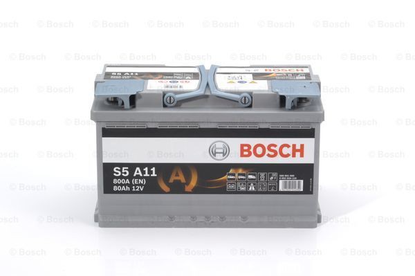 Bosch 80AH Accu 800A Start Stop ( S5 A11 ) 12V AGM B13 0092S5A110  315X175X190