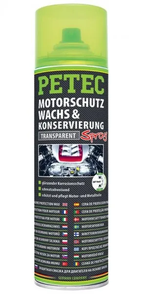 Petec Motor Protection Wax & Preservation Spray 500ml 73430