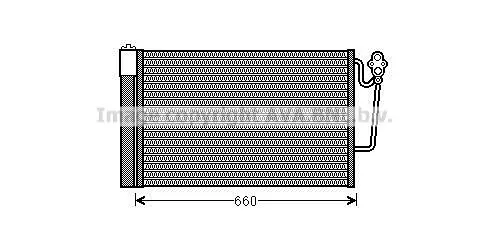 Condensor, airconditioning AVA QUALITY COOLING