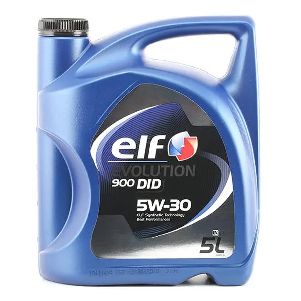 Elf Evolution 5W30 Motorolie 900 DID (5L) 2194881 Synthetische olie