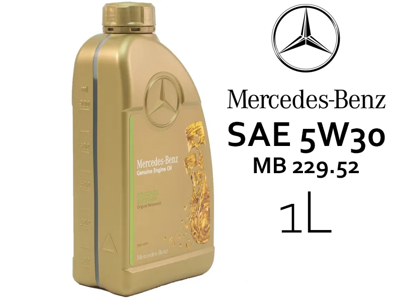 1L Mercedes motorolie 5W30 229.52 GOLD Bottle 