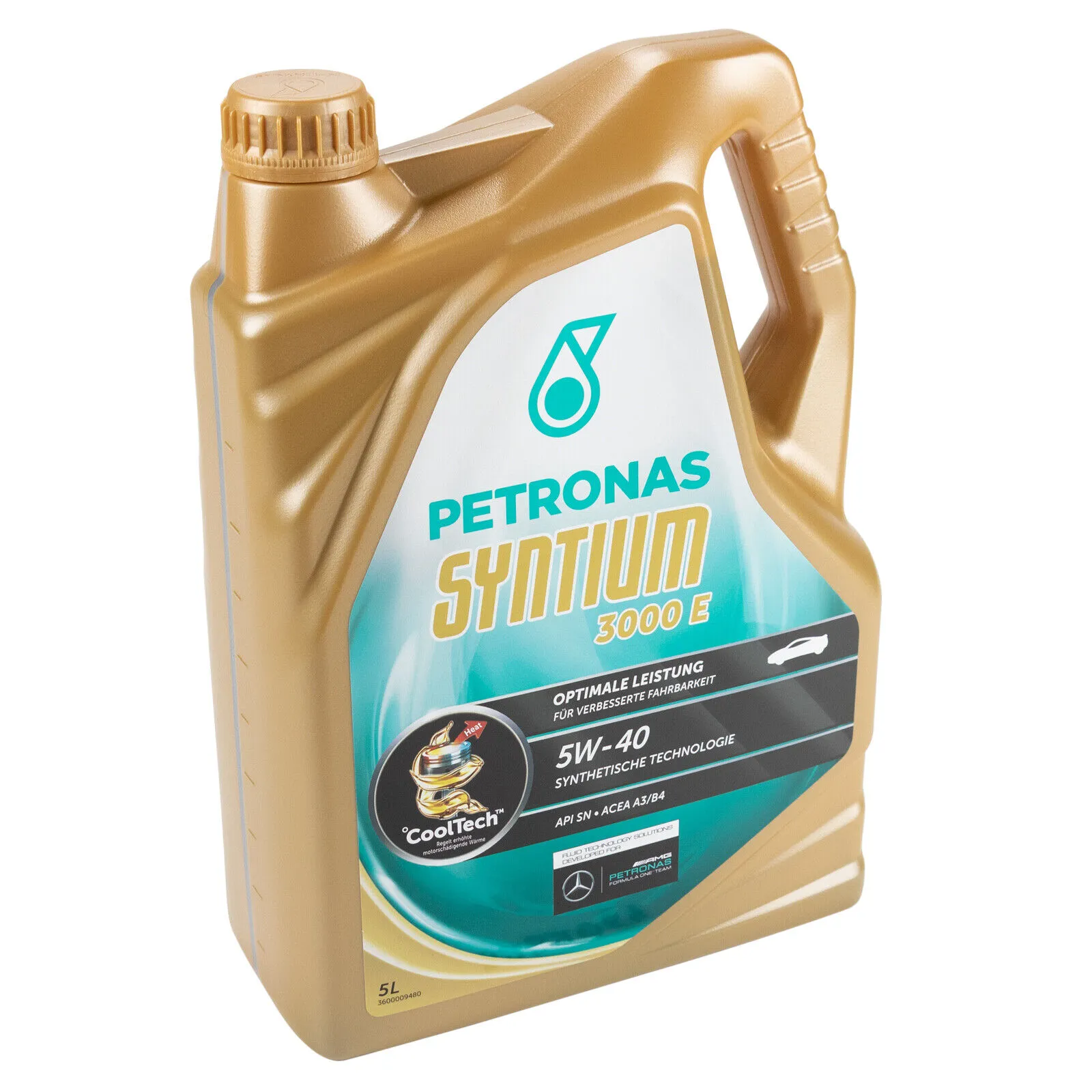 Petronas Syntium 3000 E Motorolie 5W40 ( 5L ) ACEA A3/B4 API SN/CF 18055019