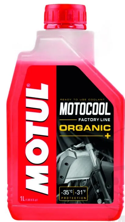 Motul Motocool Antivries/ Koelvloeistof 111034 Factory Line 1L Coolant Voor Motorfietsen