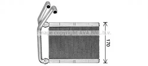 Kachelradiateur, interieurverwarming AVA QUALITY COOLING
