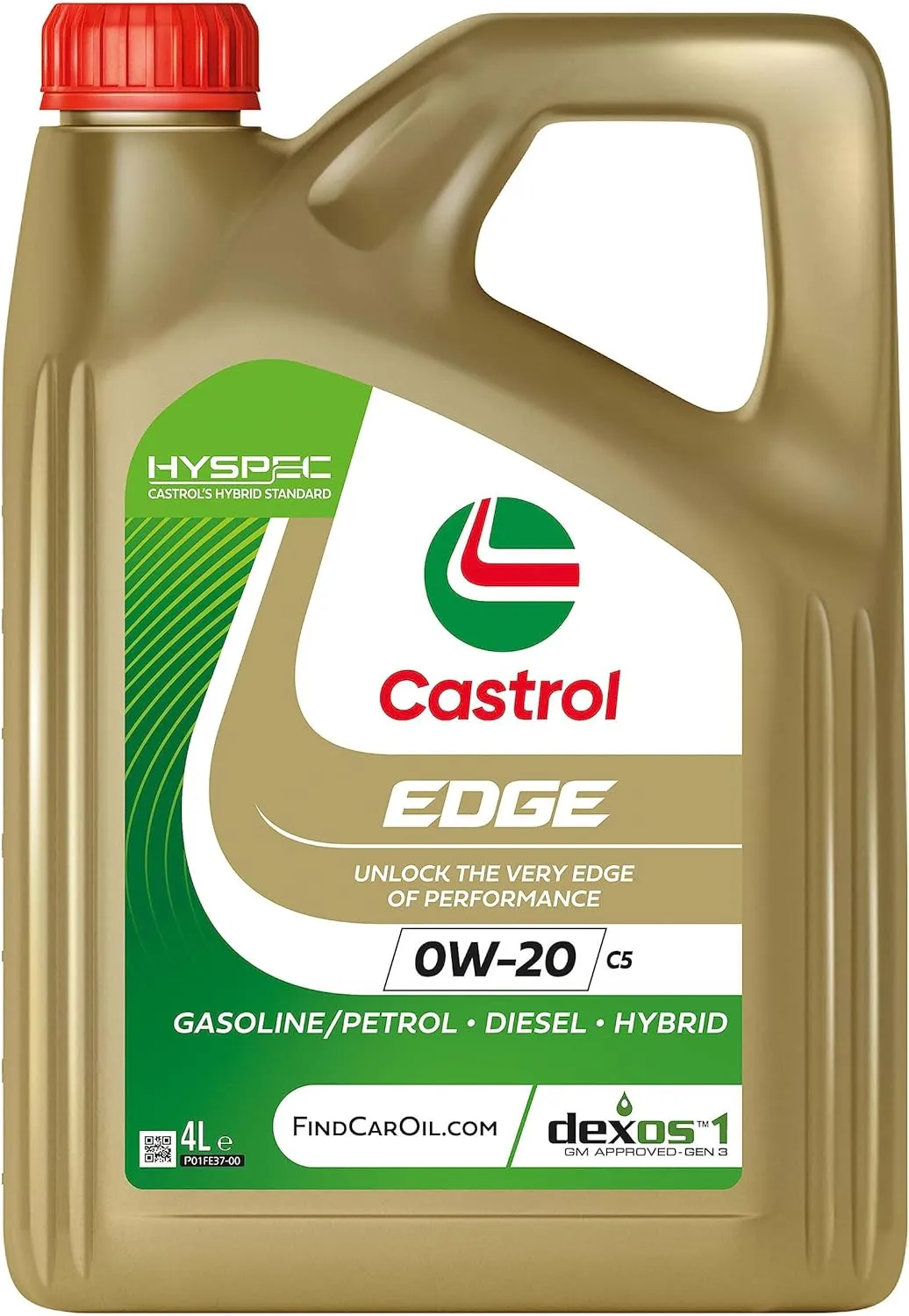 CASTROL EDGE C5 motorolie 0W-20 synthetische motorolie 4 L DEXOS 1 GEN 3