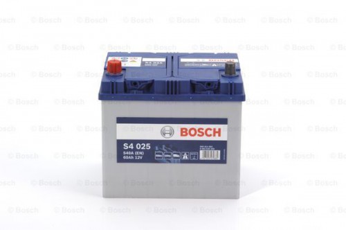 BOSCH 60AH Accu ( S4025 ) 12V Batterij 540A B00 0092S40250 232X173X225 BOSCH