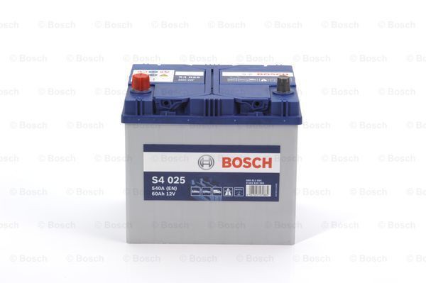 BOSCH 60AH Accu ( S4025 ) 12V Batterij 540A B00 0092S40250 232X173X225