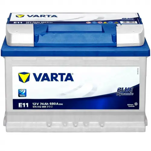 Varta Accu 74AH E11 Blue Dynamic 574012068 5740120683132 12V  680 VARTA