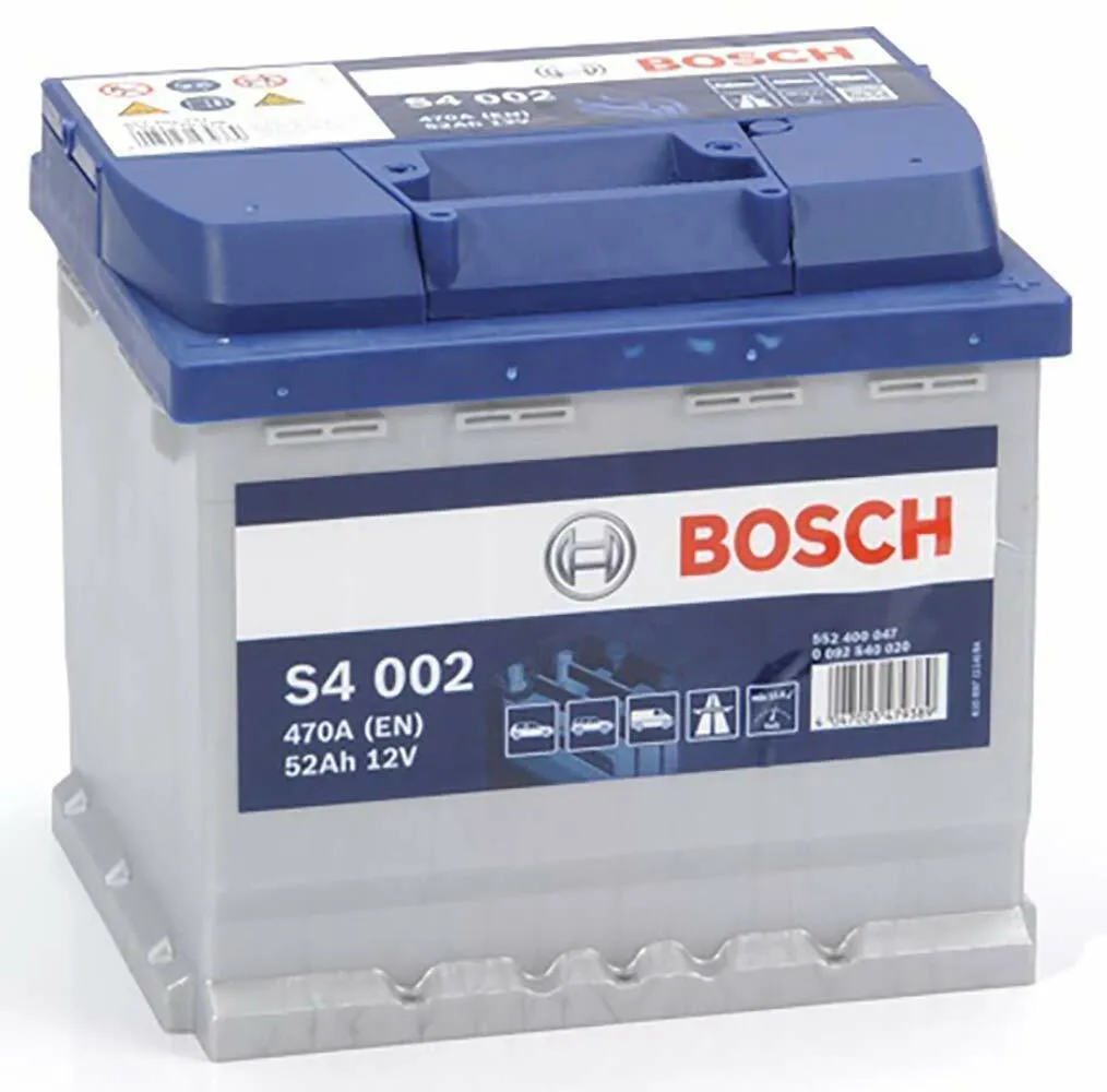BOSCH 52AH Accu ( S4 002 ) Batterij 470A 12V B13 0092S40020