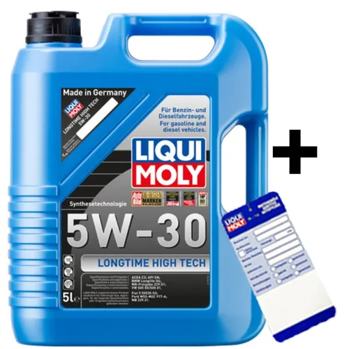 Liqui Moly 5W30 Longtime High Tech Synthetisch Motorolie 9507 (5L) Longlife-04 MB229.31 C3 4100420011375 