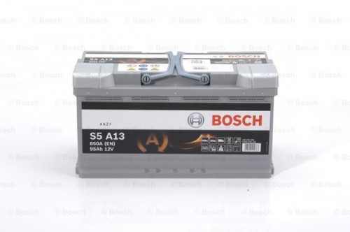 BOSCH 95AH Accu ( S5 A13 ) Batterij 850A AGM (Start Stop) 12V B13 ( +R ) 353X175X190 BOSCH