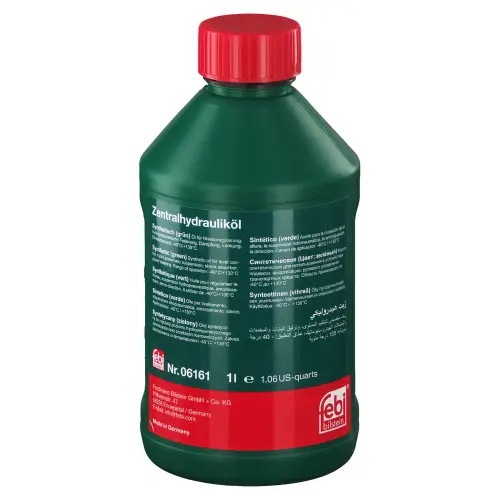 Hydrauliekolie stuurbekrachtingsolie stuurbekrachtings olie synthetisch groen 1L Febi 06161 FEBI BILSTEIN