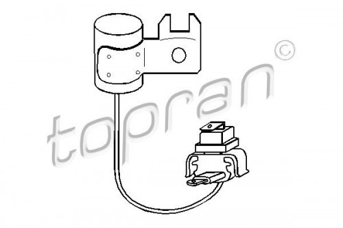 Condensator, ontstekingssysteem TOPRAN