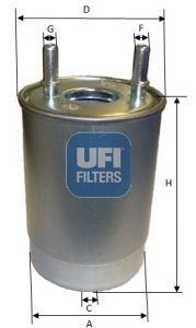 Brandstoffilter UFI