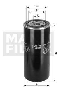 Hydraulische filter, automatische transmissie MANN-FILTER
