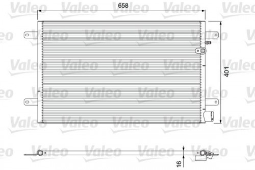 Condensor, airconditioning VALEO