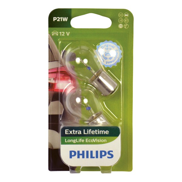 philips 12498llecob2 p21w ecovision 5w blister