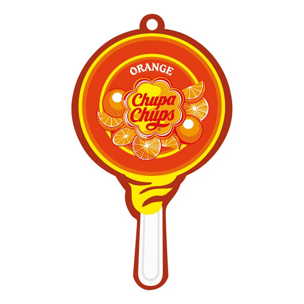chupa chups luchtverfrisser papier sinaasappel