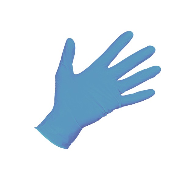 carpoint nitril handschoenen blauw l 100st