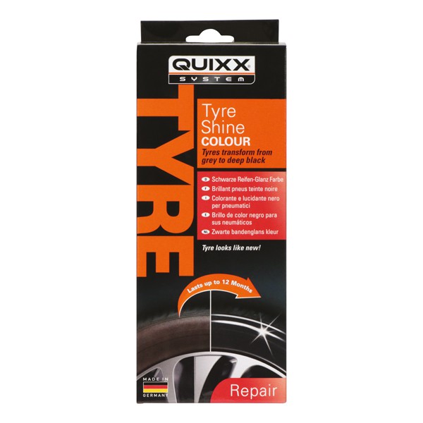 quixx black tyreshine colour/protec