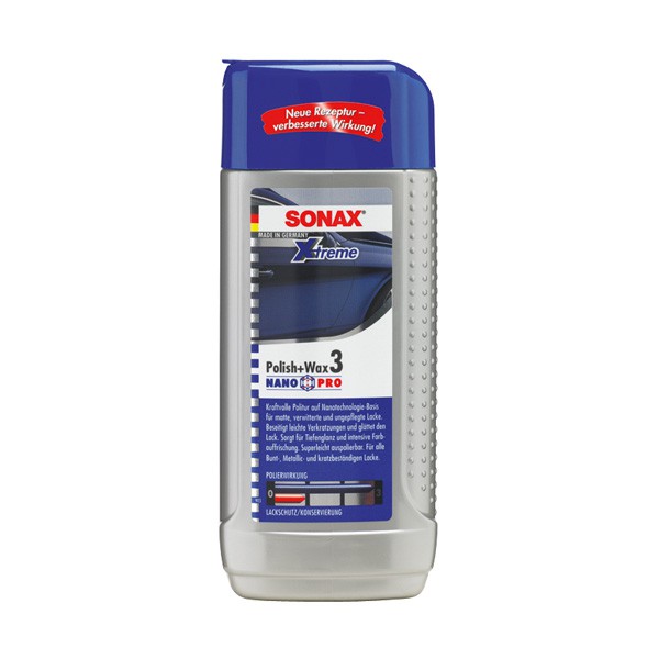 sonax 02021000 extreme polish & wax nr.3 250ml