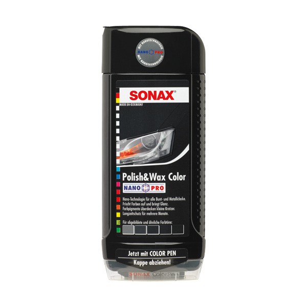 sonax 02961000 polish & wax zwart 500ml