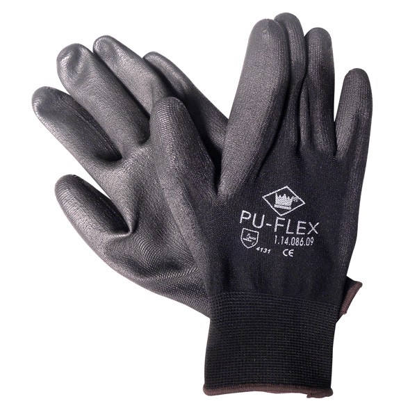 handschoenen pu zwart maat 8 (l)